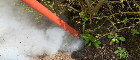 Ukrudtsbekæmpelse med damp